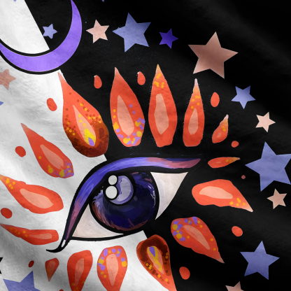 Purplehecate Stellar Gaze Ugly Ugly Cardigan Sweaters