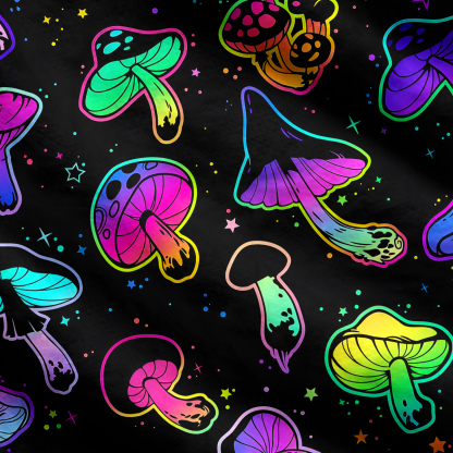 Purplehecate Mushroom Party Ugly Cardigan Sweaters