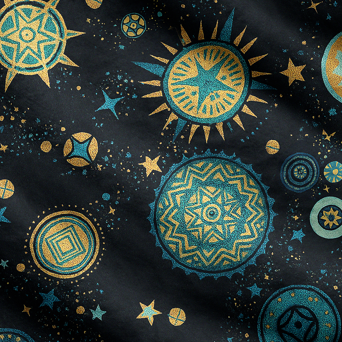 Purplehecate Starry Night Ugly Cardigan Sweaters