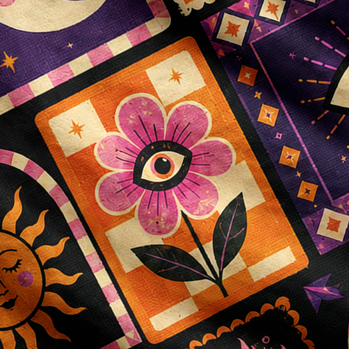 Purplehecate Spellbound Night Ugly Cardigan Sweaters