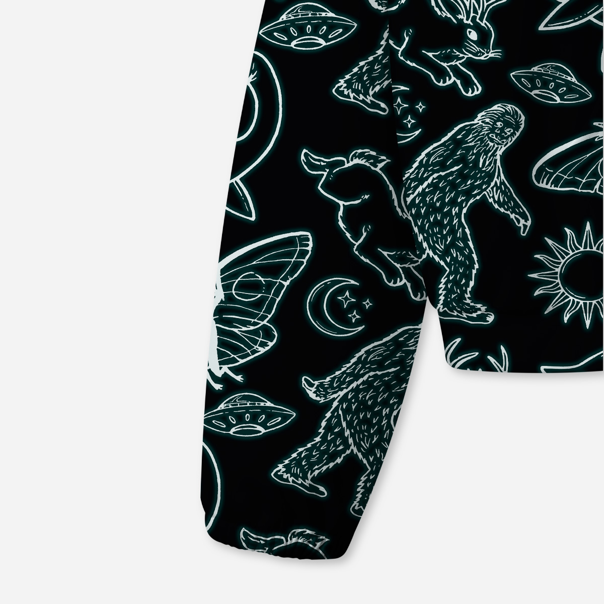 Purplehecate Cryptid All-Over Print Hoodie