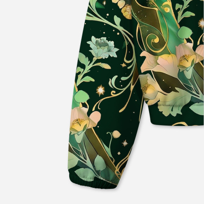 Purplehecate Moon Moth  Rave All-Over Print Hoodie