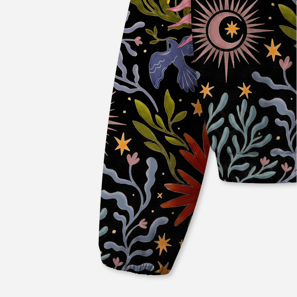 Purplehecate Sacred Flame Heart All-Over Print Hoodie