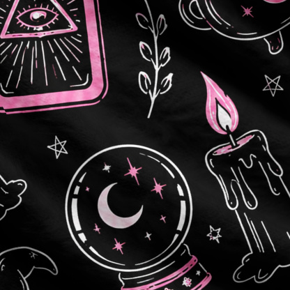 Purplehecate Witchcraft Spell Book and Potion Bottle Ugly Cardigan Sweaters