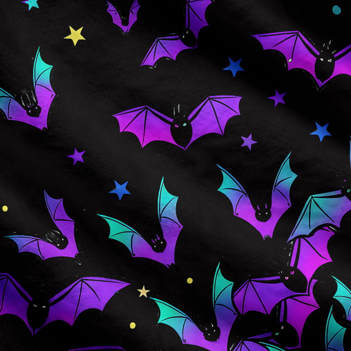 Purplehecate Rainbow Bat Ugly Cardigan Sweaters