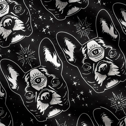 Purplehecate Mystic Boston Terrier Ugly Cardigan Sweaters