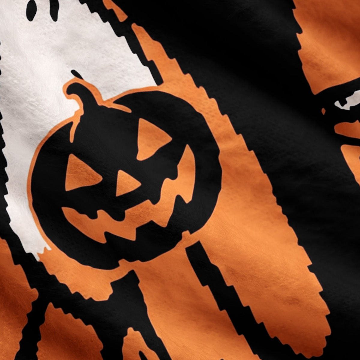 Purplehecate Haunted Pumpkin Patch Ugly Cardigan Sweaters