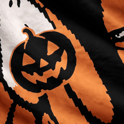 Purplehecate Haunted Pumpkin Patch Ugly Cardigan Sweaters