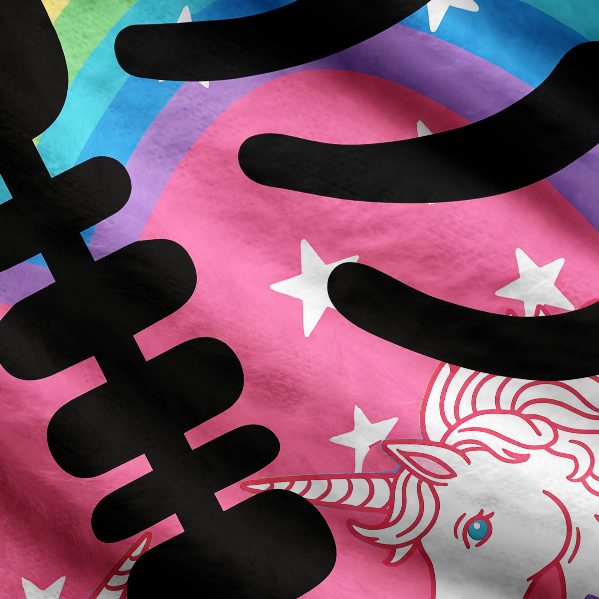Purplehecate Rainbow Unicorn Skeleton Ugly Cardigan Sweaters