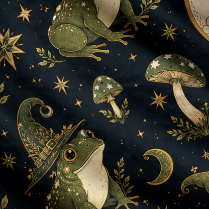 Purplehecate Witch Frog Moonlight Ugly Cardigan Sweaters