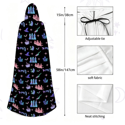Purplehecate Spellbound Sisters Hooded Cloak
