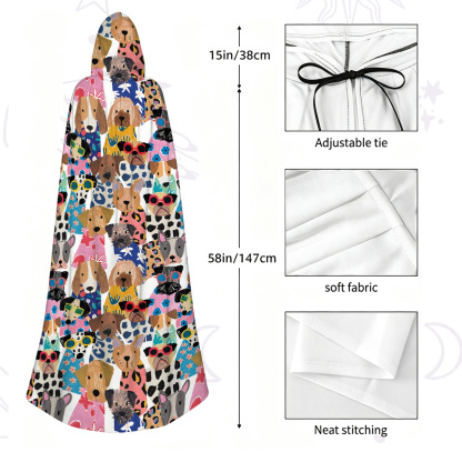 Purplehecate Puppy Parade Hooded Cloak