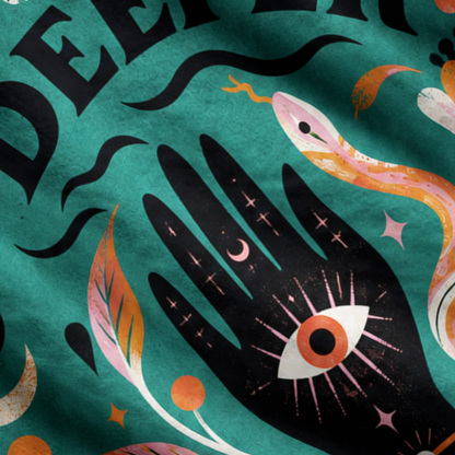Purplehecate Occult Dream Deeper Eye Hands Ugly Cardigan Sweaters