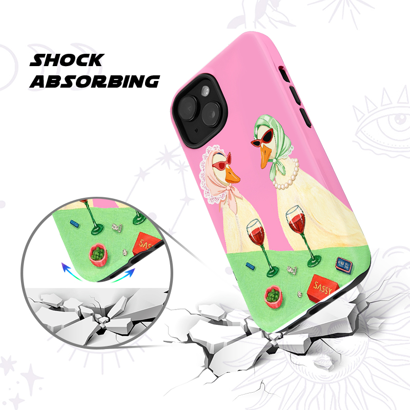 Purplehecate Tipsy Goose Wine Party Phone Case