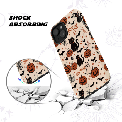 Purplehecate Halloween Ghost Black Cat Phone Case