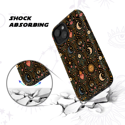 Purplehecate Mystic Sun Moon Hearts Phone Case
