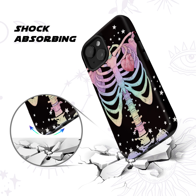 Purplehecate Spooky Skeleton Phone Case