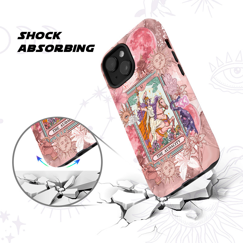 Purplehecate The Audacity Tarot Card Phone Case