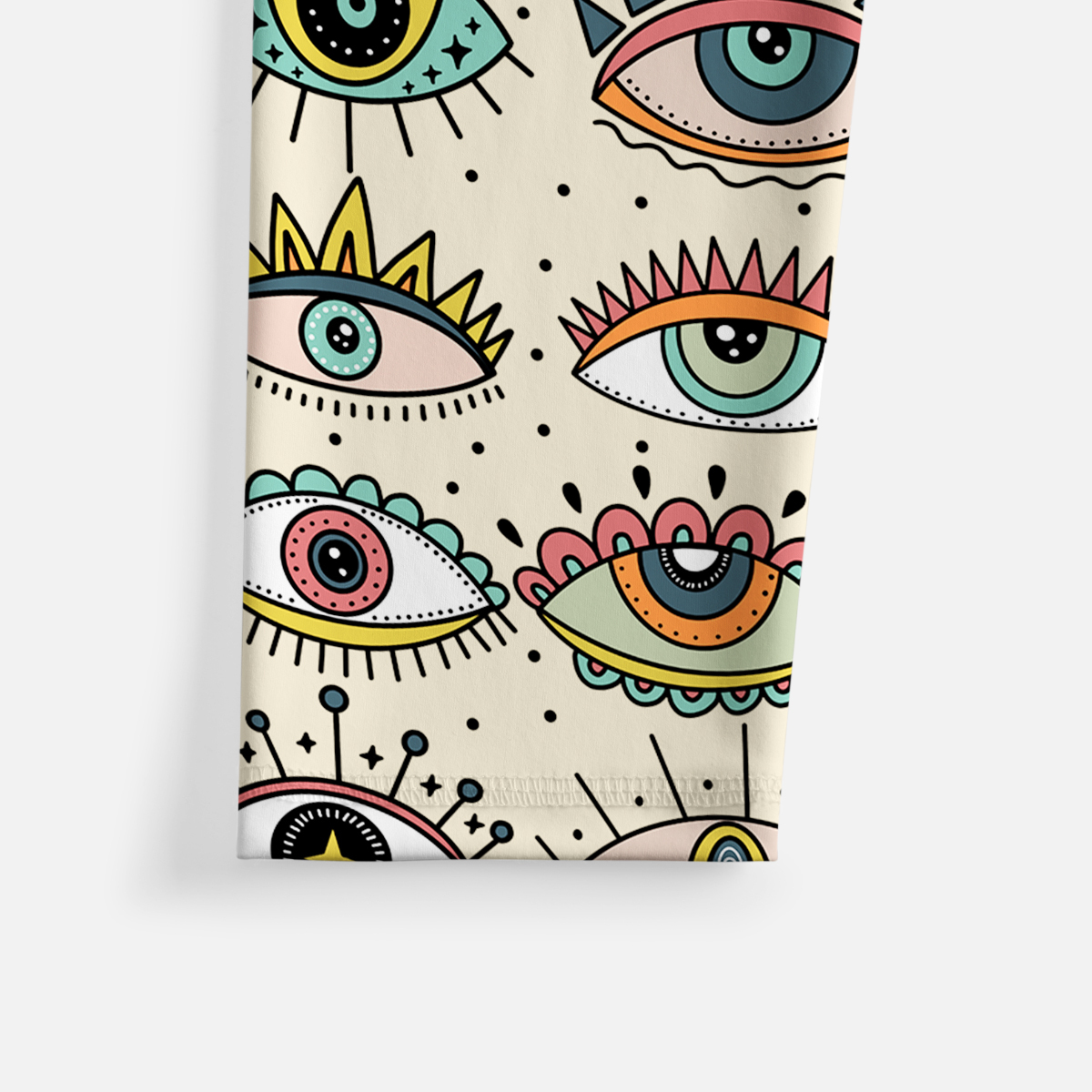 Purplehecate Evil Eye Pattern Yoga Pants