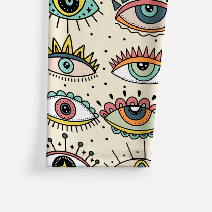 Purplehecate Evil Eye Pattern Yoga Pants