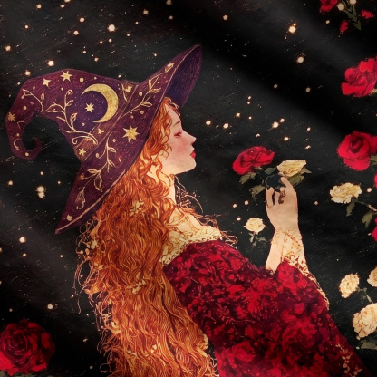 Purplehecate Moon Magic Witchcraft Print Ugly Cardigan Sweaters