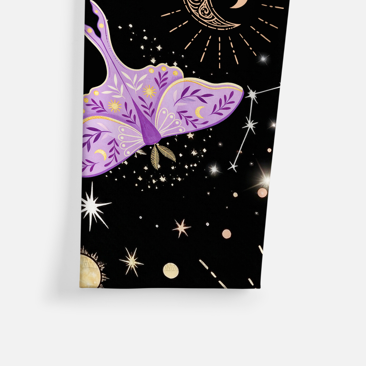 Purplehecate Starry Night Lunar Moth Yoga Pants