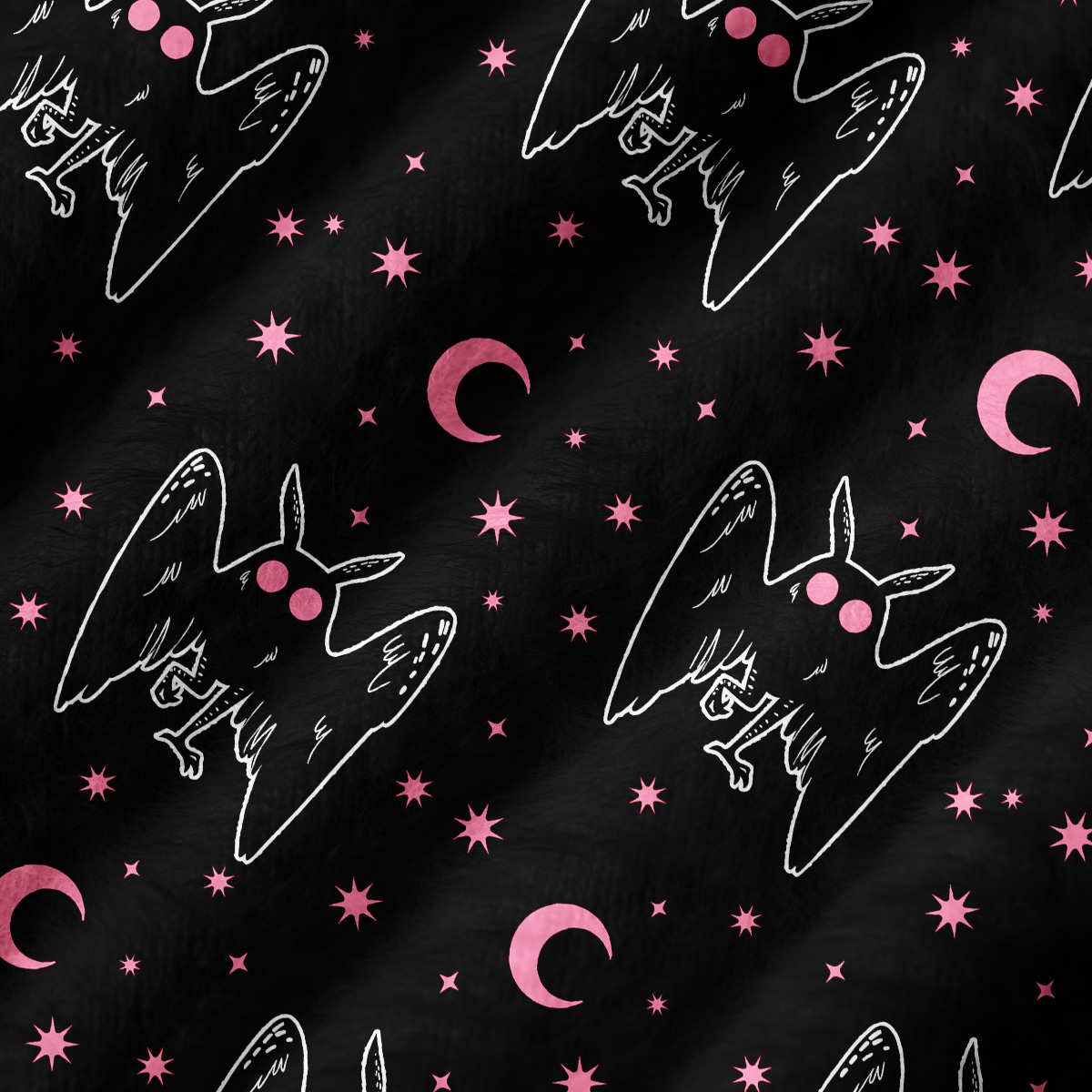Purplehecate Witchy Mothman Night Ugly Sweater Vest