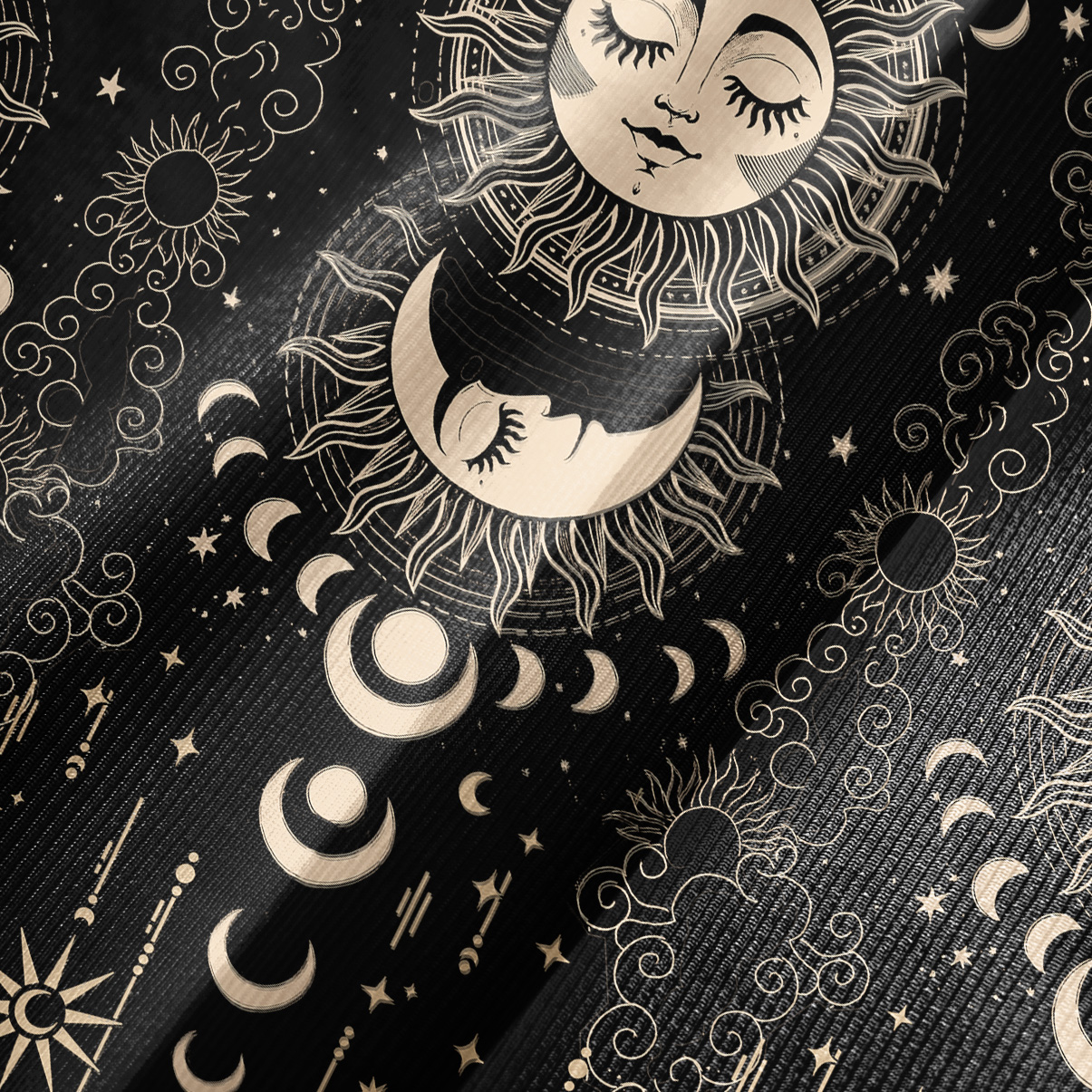 Purplehecate Lunar Eclipse Bell Sleeve Dress