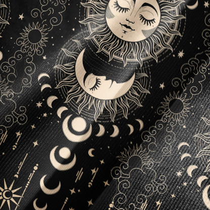 Purplehecate Lunar Eclipse Bell Sleeve Dress