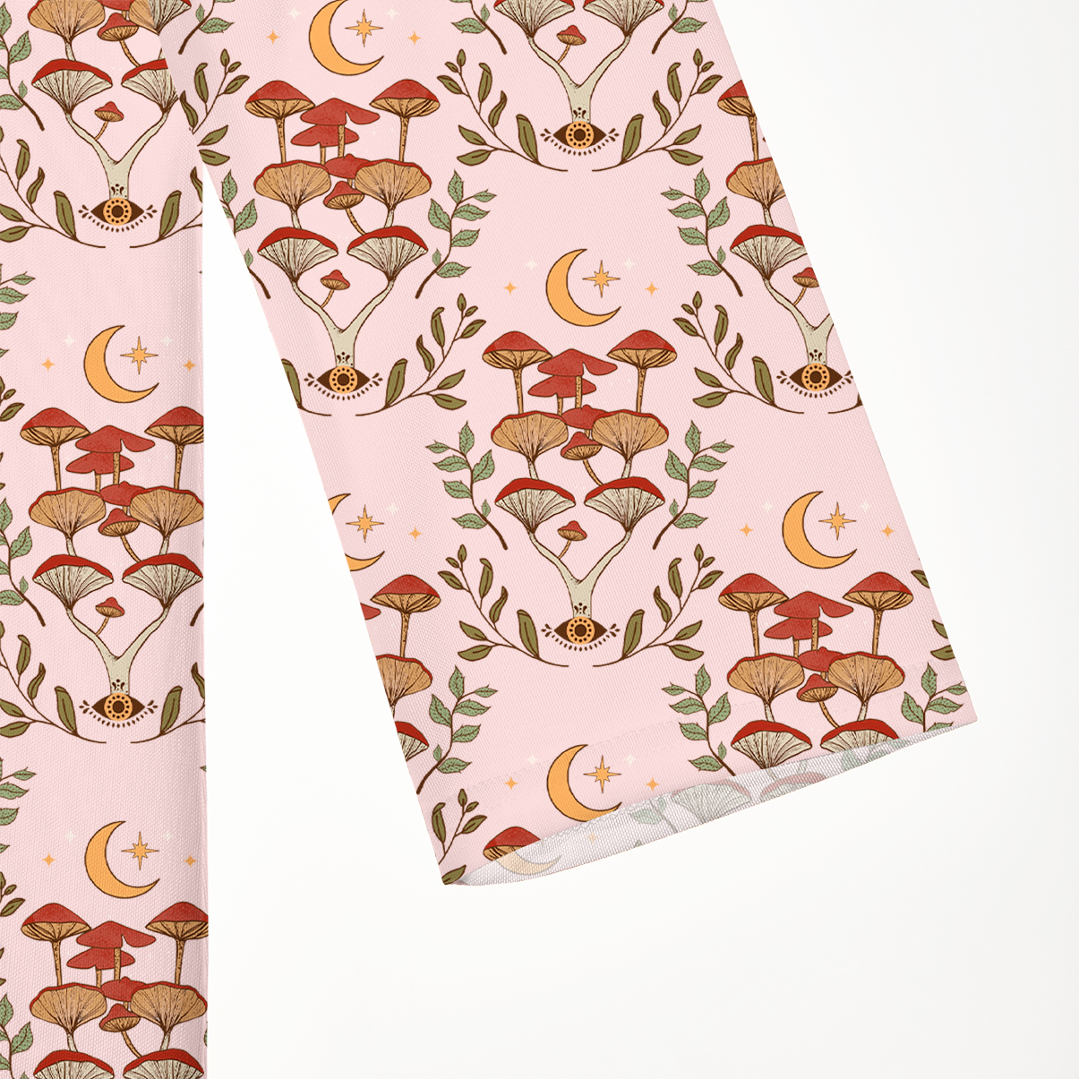 Purplehecate Psychedelic Mushrooms Beachwear Cover-Up Dress