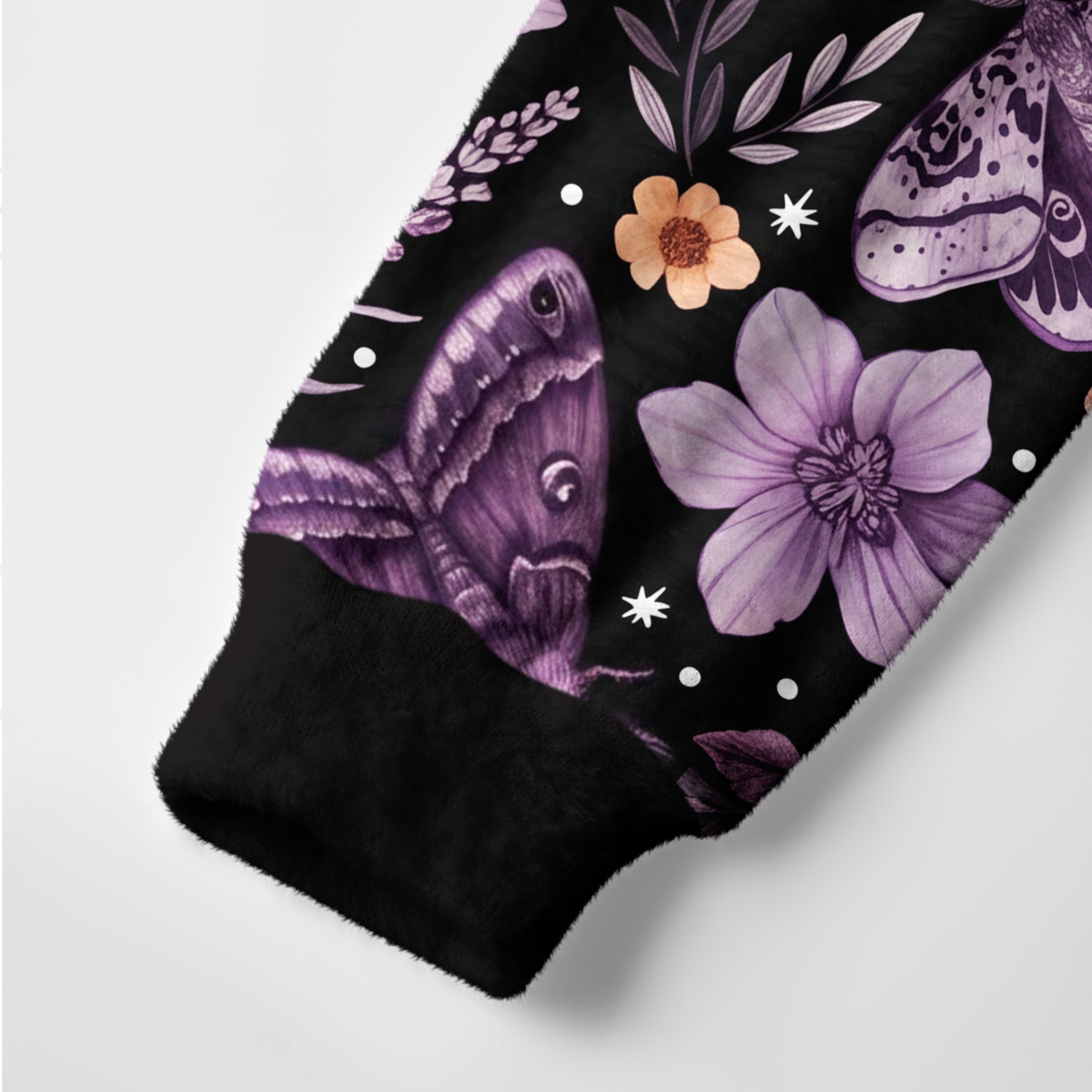 Purplehecate Midnight Moths & Butterflies Dance Ugly Cardigan Sweaters
