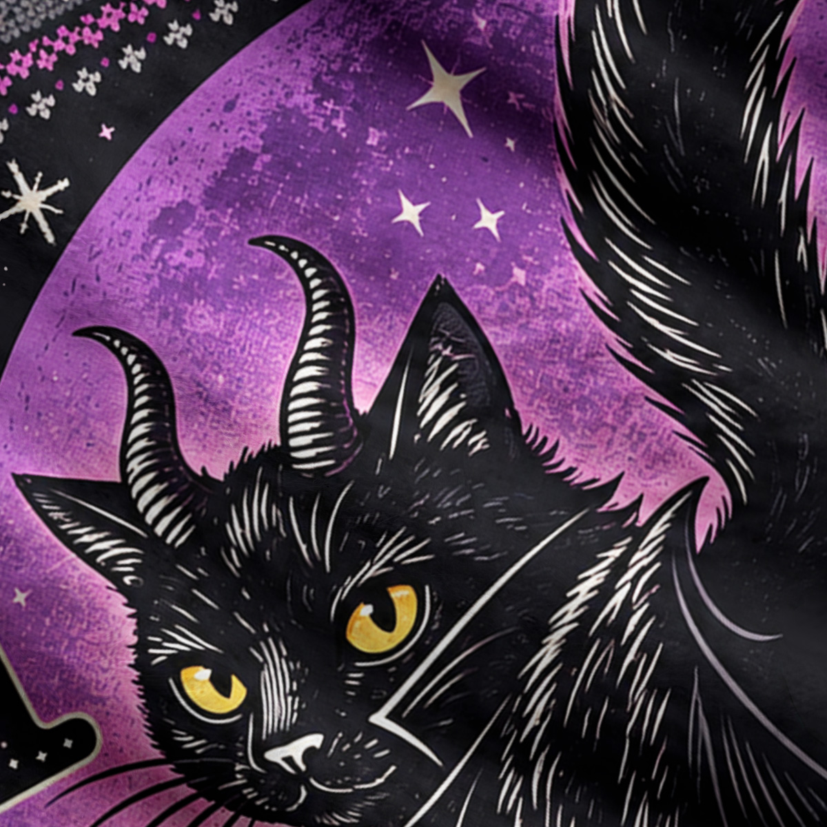 Purplehecate Bad Bad Evil Cat Ugly Cardigan Sweaters