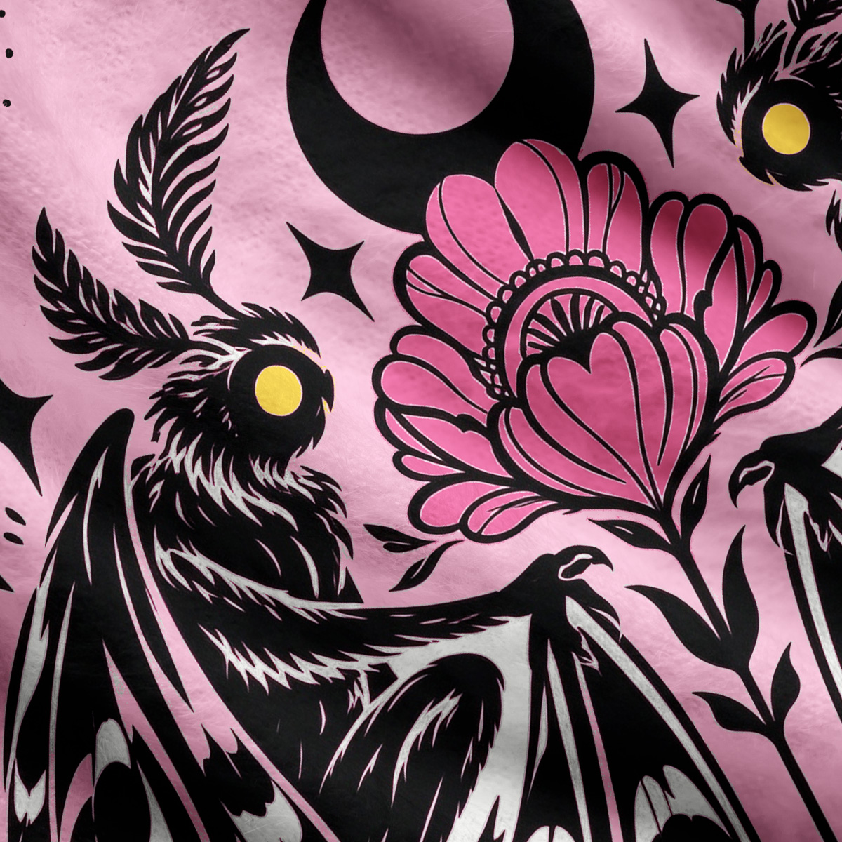 Purplehecate Gothic Death Moth Ugly Cardigan Sweaters