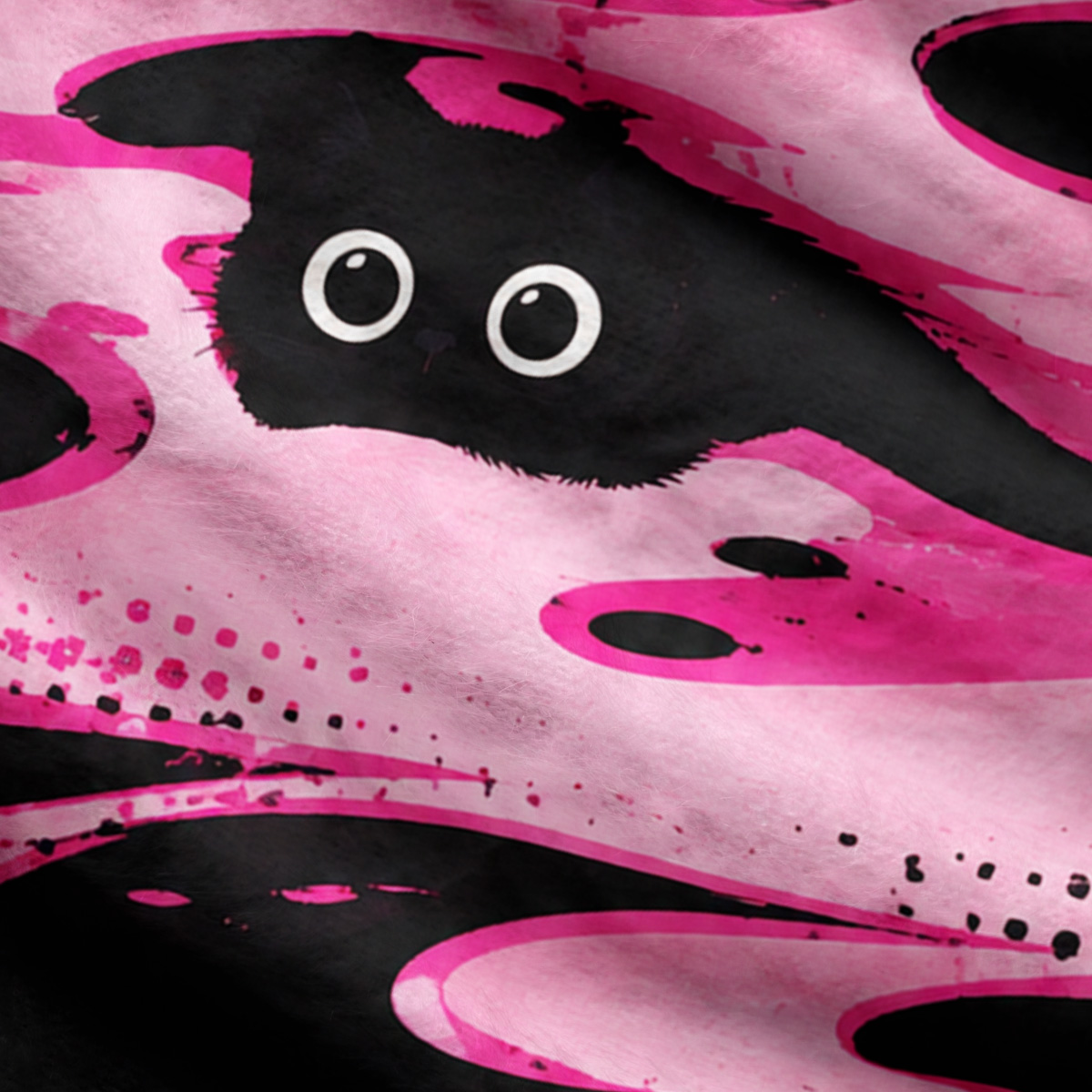 Purplehecate Lost in a Sea of Cats Ugly Cardigan Sweaters