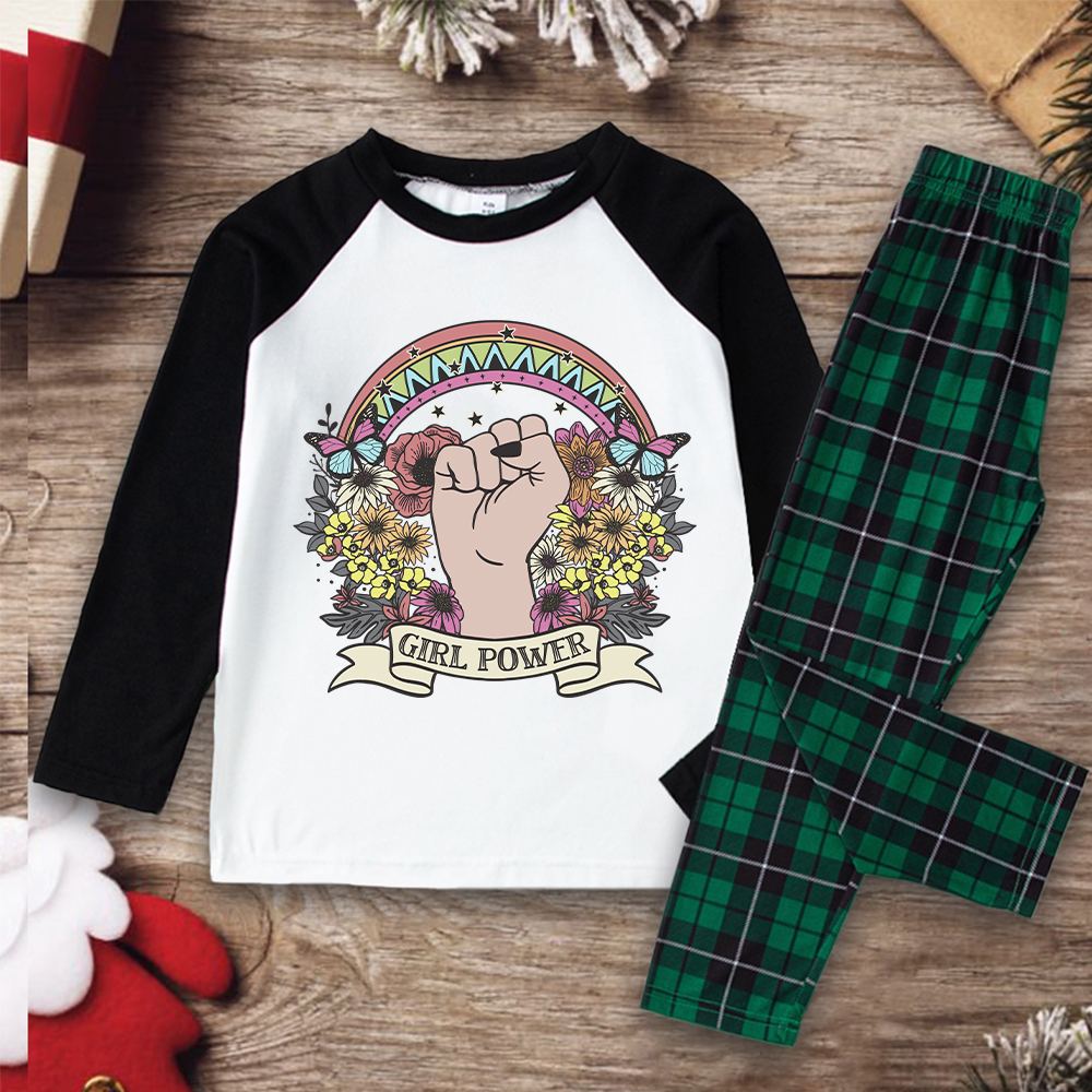 Purplehecate Girl Power Christmas Pajamas