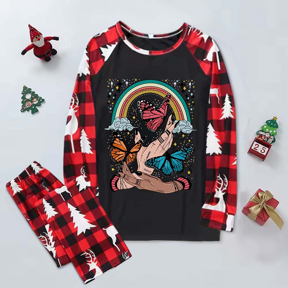 Purplehecate Metamorphoses Elk Christmas Pajamas