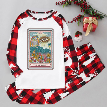 Purplehecate The Audacity Tarot Elk Christmas Pajamas
