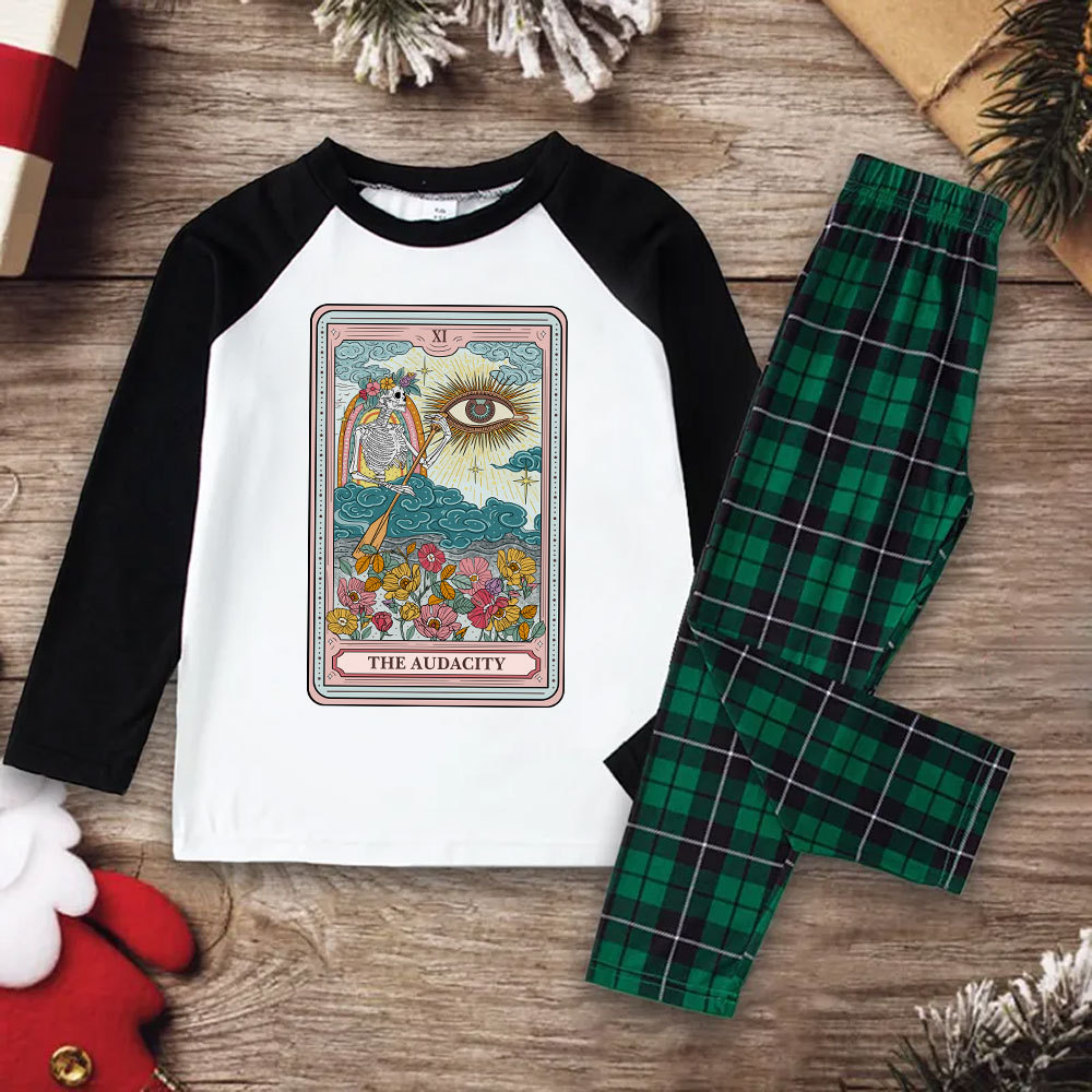 Purplehecate The Audacity Tarot Christmas Pajamas