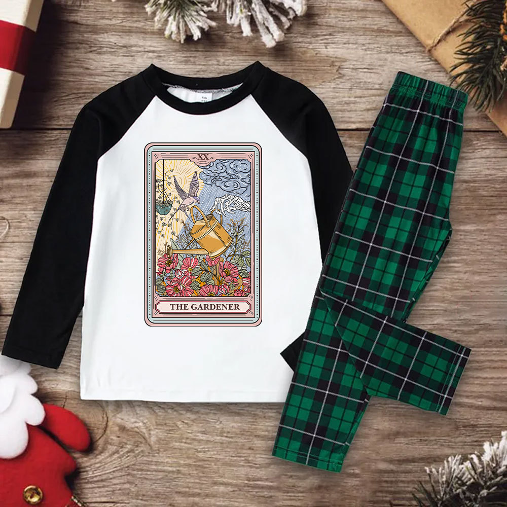 Purplehecate The Gardener Tarot Christmas Pajamas