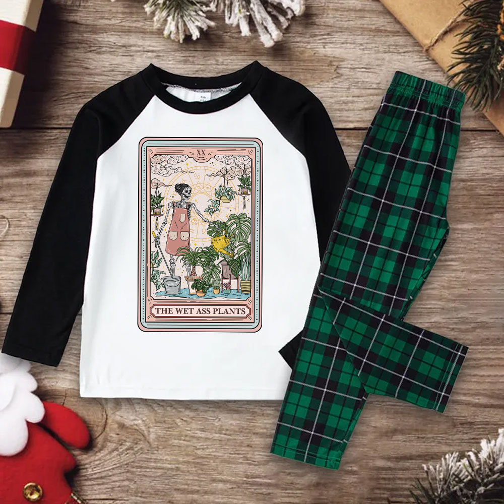Purplehecate The Wet Ass Plants Tarot Christmas Pajamas