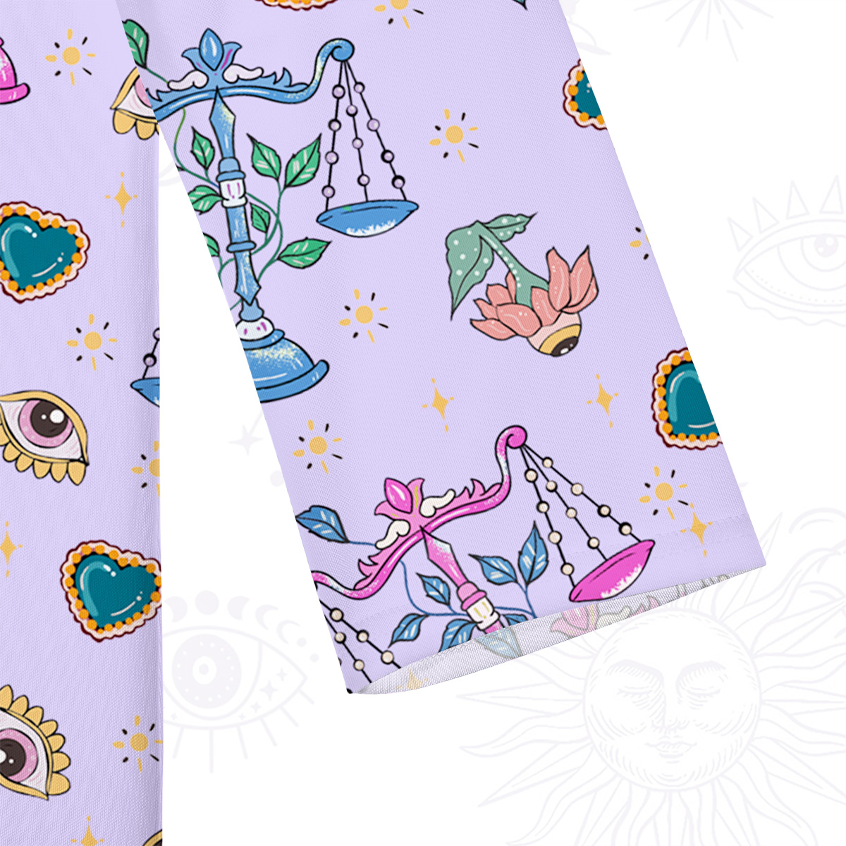 Purplehecate Libra Spirit Zodiac Beachwear Cover-Up Dress