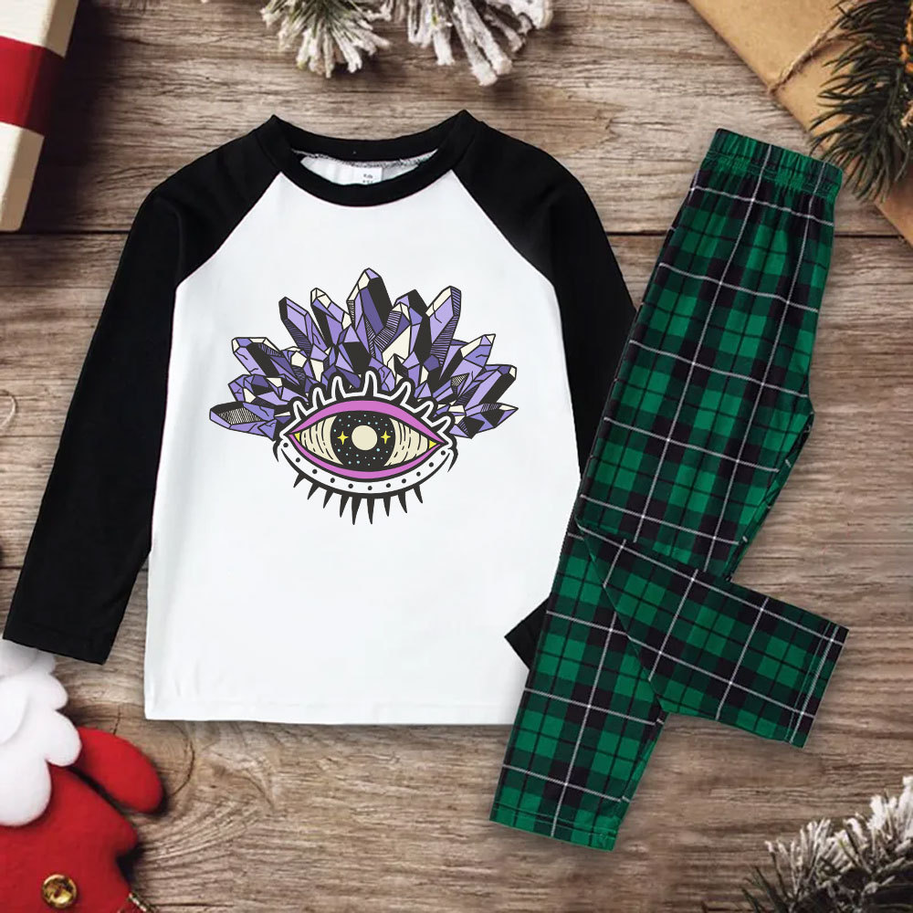 Purplehecate Crystal Eye Christmas Pajamas