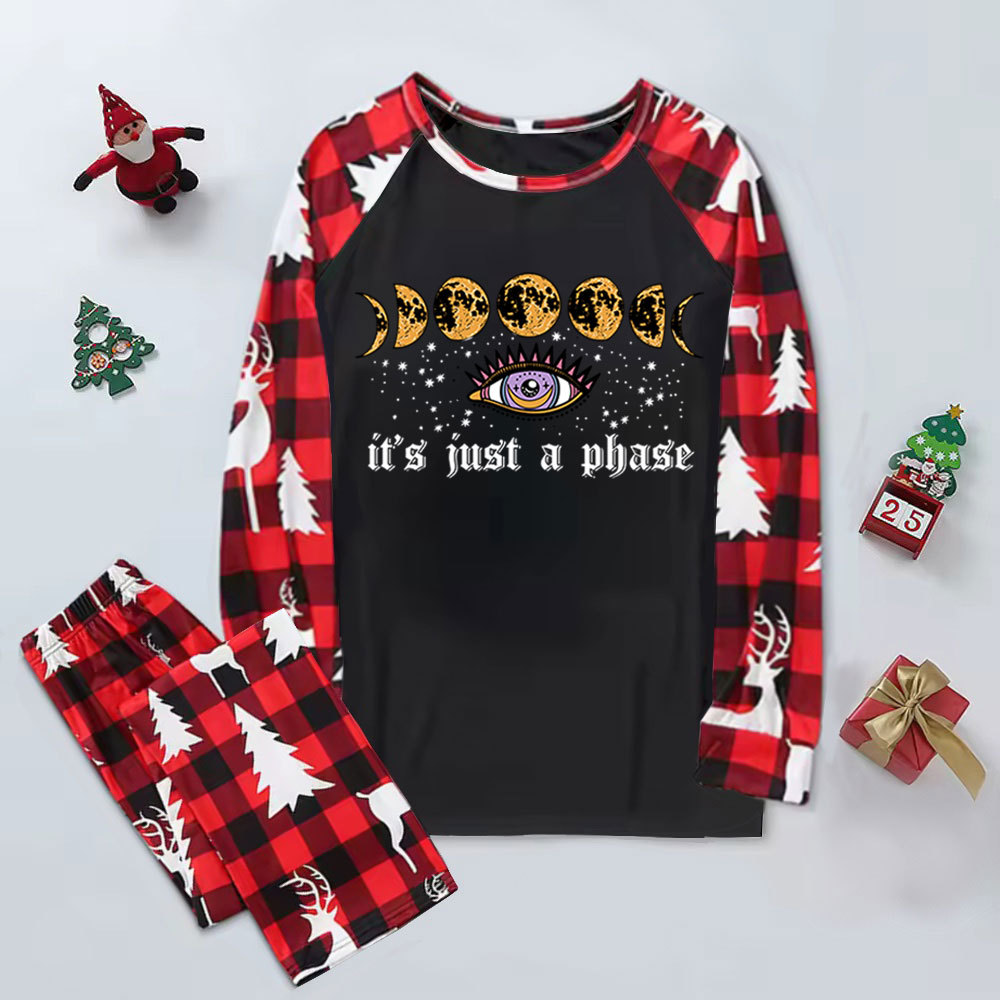 Purplehecate It's Just A Phase Elk Christmas Pajamas
