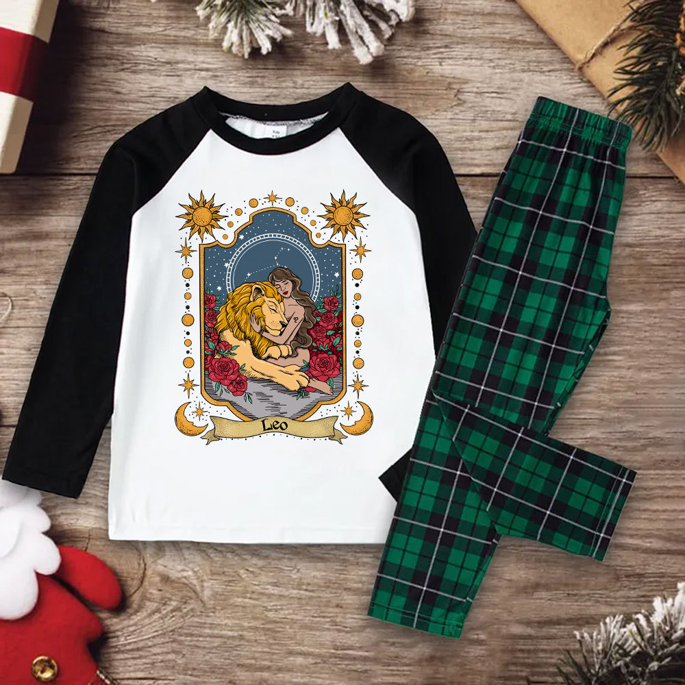 Purplehecate Leo Zodiac Christmas Pajamas