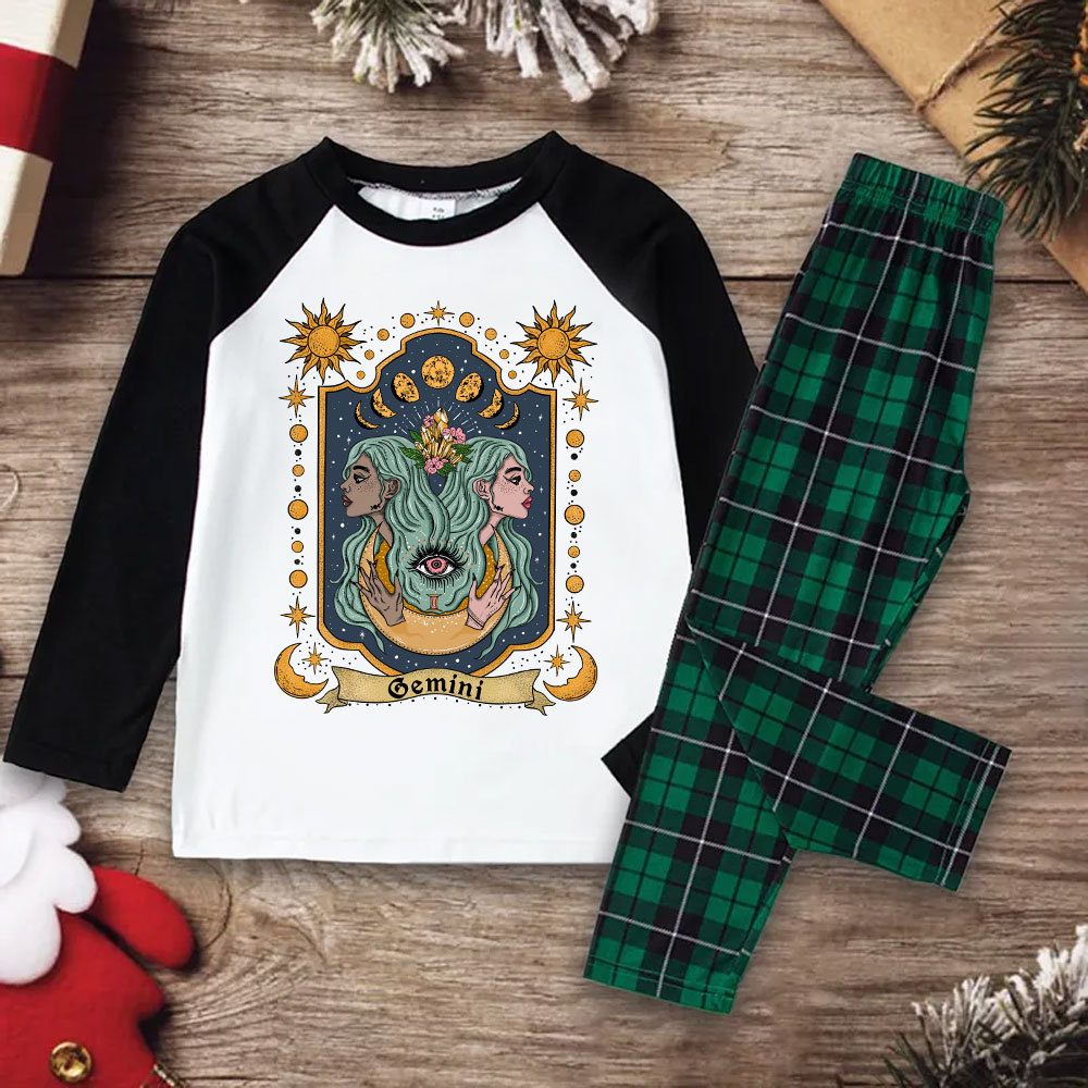 Purplehecate Gemini Zodiac Christmas Pajamas