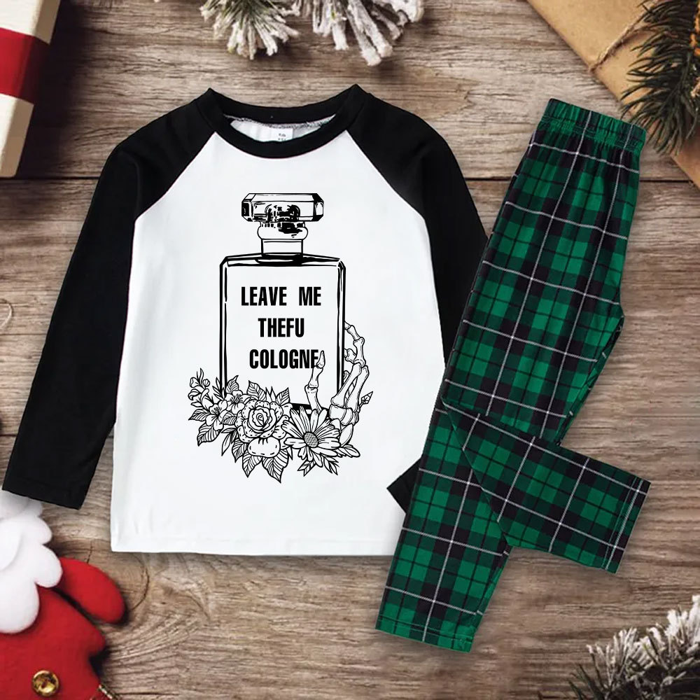 Purplehecate Leave Me The FU Cologne Christmas Pajamas