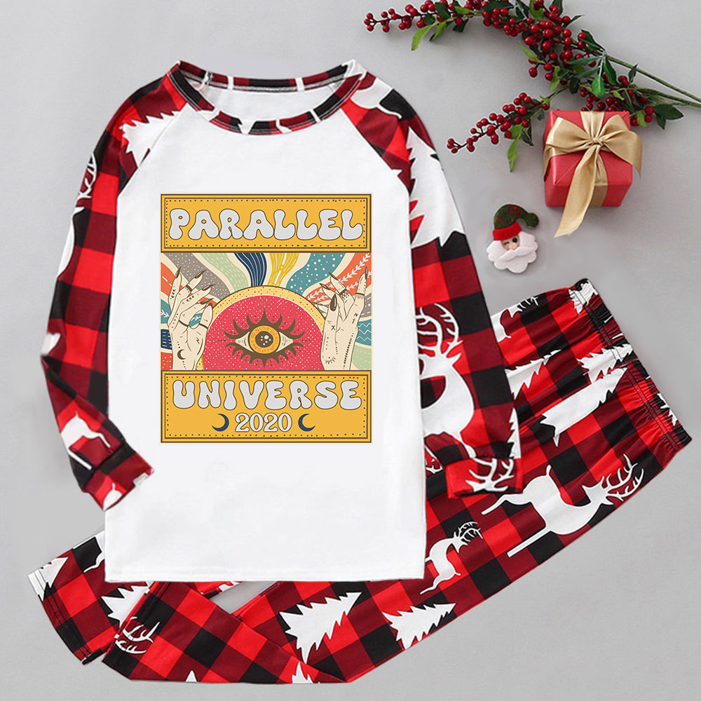 Purplehecate Parallel Universe Elk Christmas Pajamas