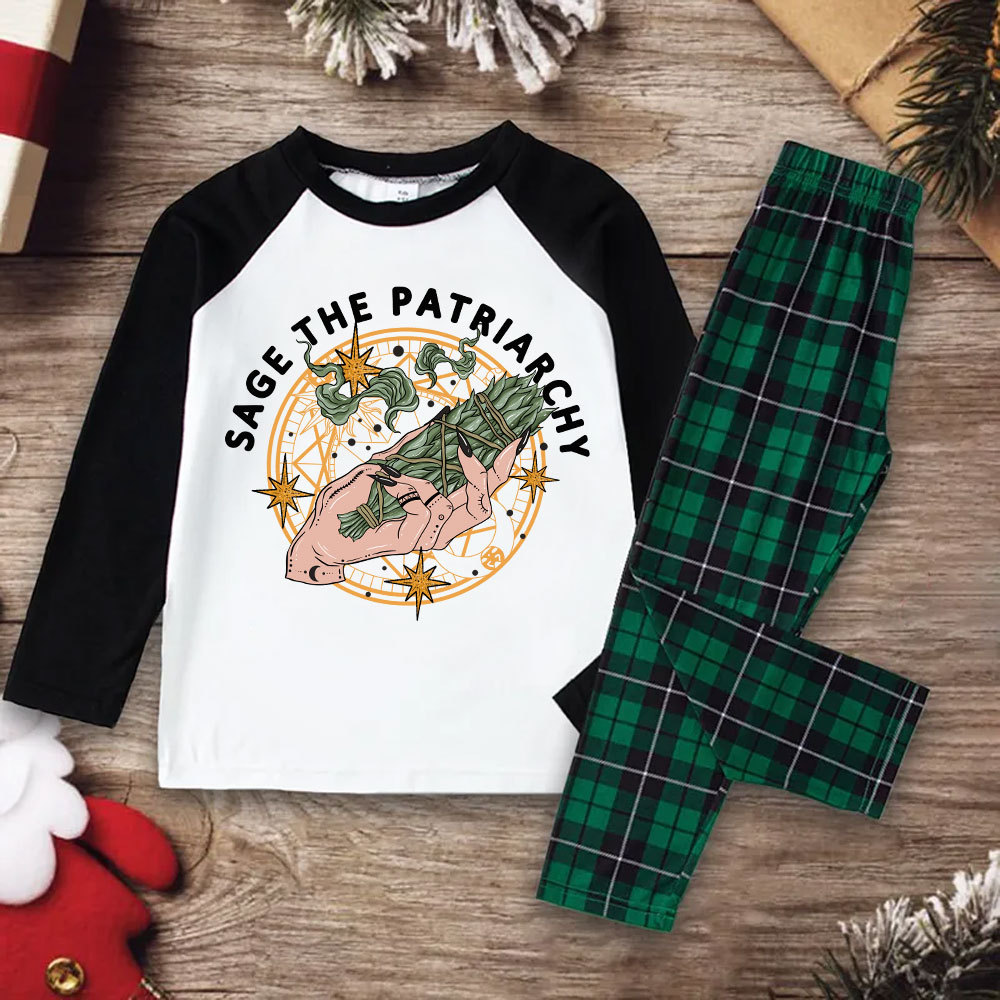 Purplehecate Sage The Patriarchy Christmas Pajamas