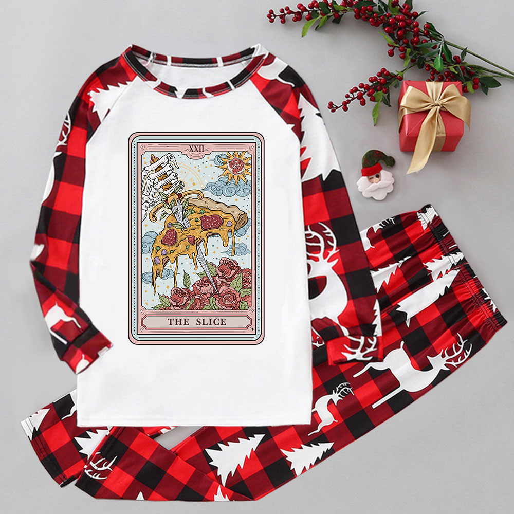Purplehecate The Slice Tarot Elk Christmas Pajamas
