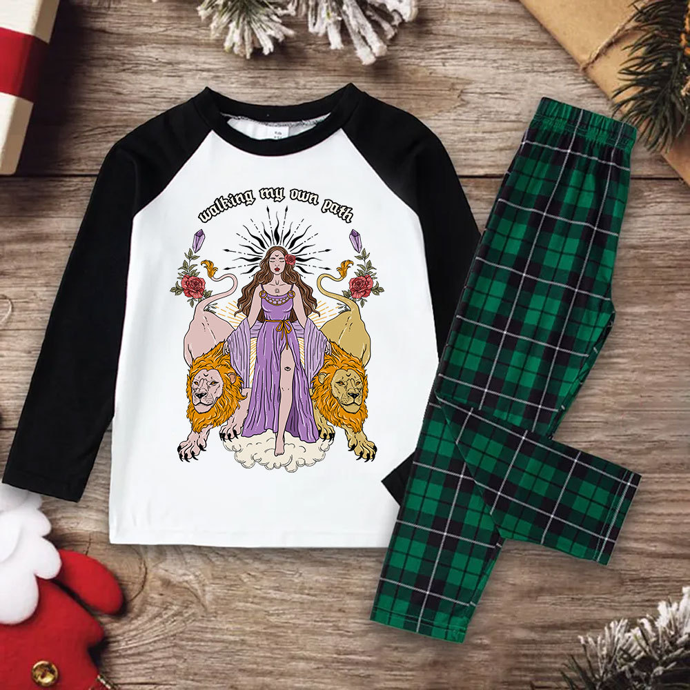 Purplehecate The Goddess Walking My Own Path Christmas Pajamas